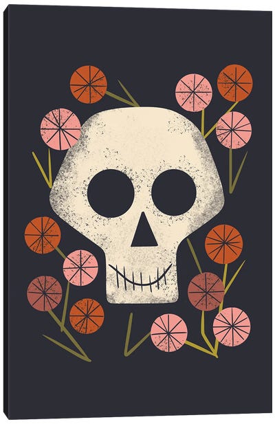Life And Death Canvas Art Print - Día de los Muertos Art
