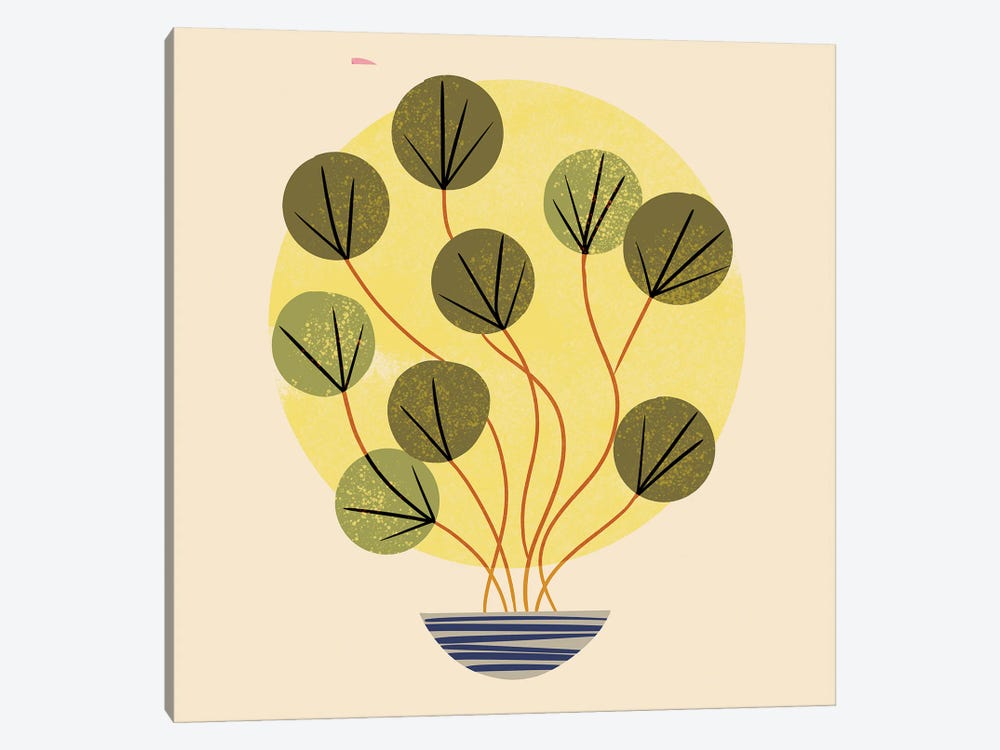 Round Leaf Plant by Renea L. Thull 1-piece Art Print