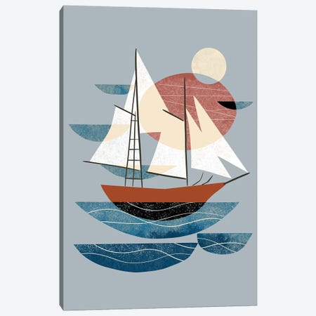 Sailing Canvas Print #RNT71} by Renea L. Thull Art Print