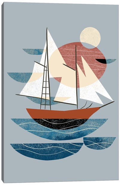 Sailing Canvas Art Print - Renea L. Thull
