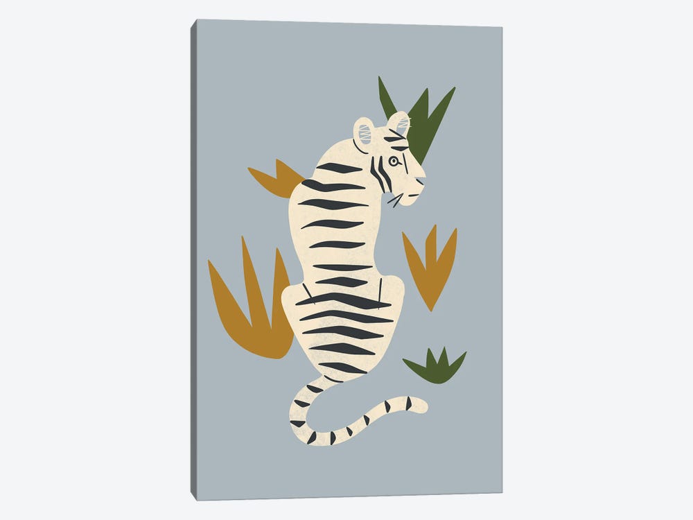 White Tiger by Renea L. Thull 1-piece Art Print