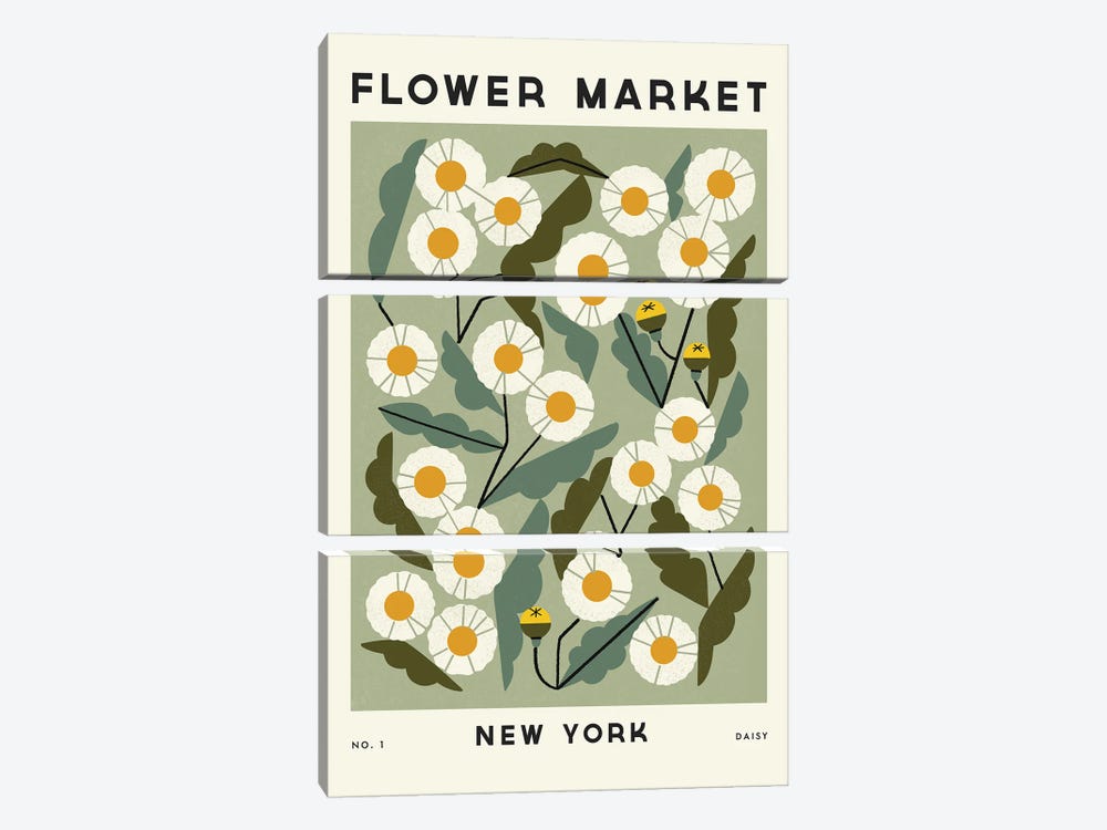 Flower Market I by Renea L. Thull 3-piece Art Print