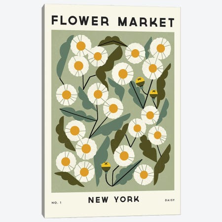Flower Market I Canvas Print #RNT92} by Renea L. Thull Canvas Print