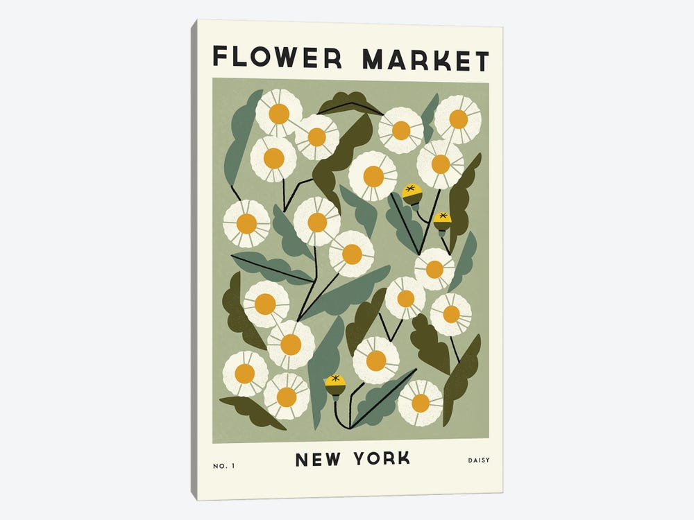 Flower Market I by Renea L. Thull 1-piece Canvas Art Print