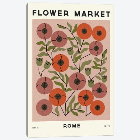 Flower Market II Canvas Print #RNT93} by Renea L. Thull Canvas Art Print