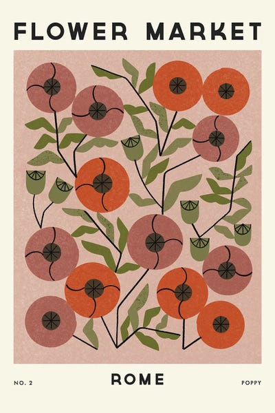 Kitchen: Flower Market II by Renea L. Thull