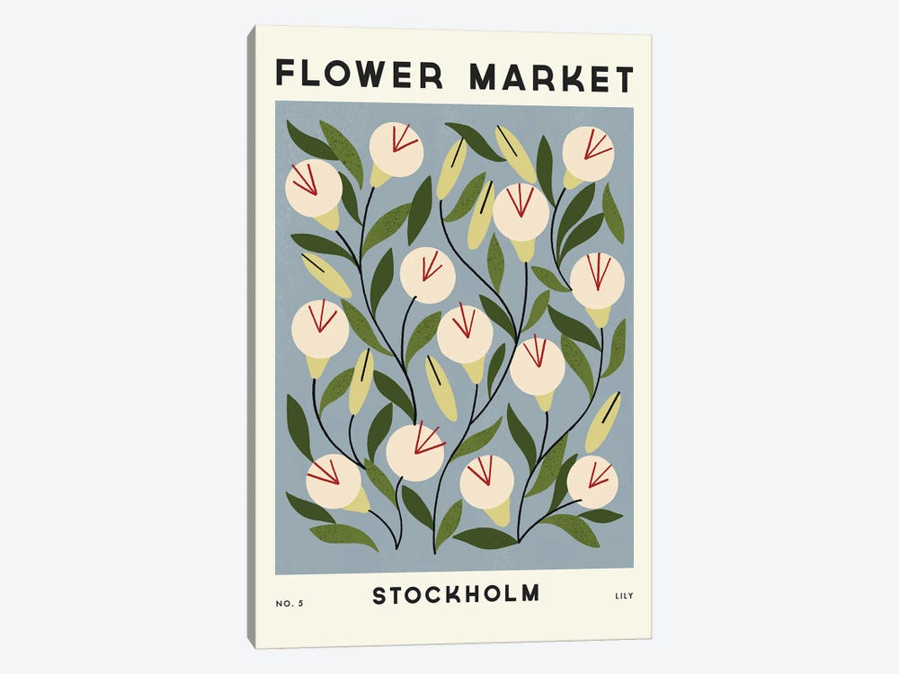 Flower Market V by Renea L. Thull 1-piece Canvas Print