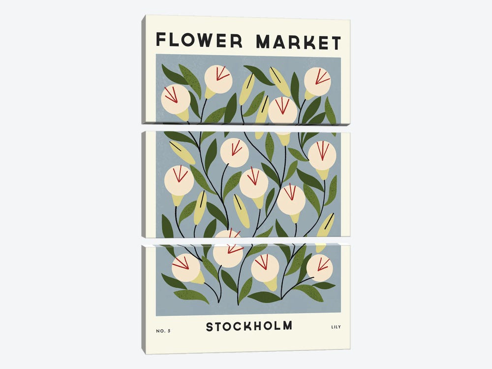 Flower Market V by Renea L. Thull 3-piece Art Print