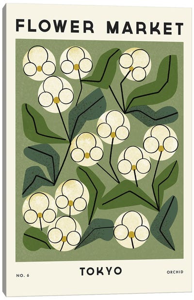 Flower Market VI Canvas Art Print - Scandinavian Décor