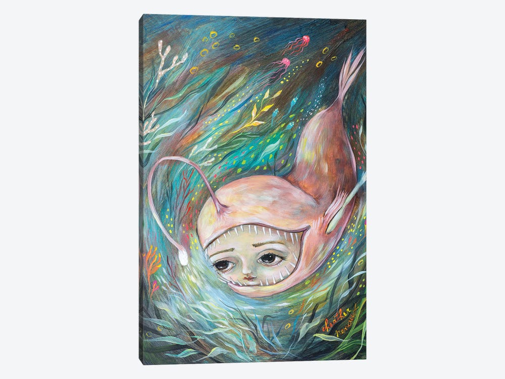 Angler Fish Illumination by Heather Renaux 1-piece Canvas Art