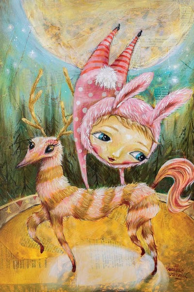 Full Moon Practice by Heather Renaux canvas print