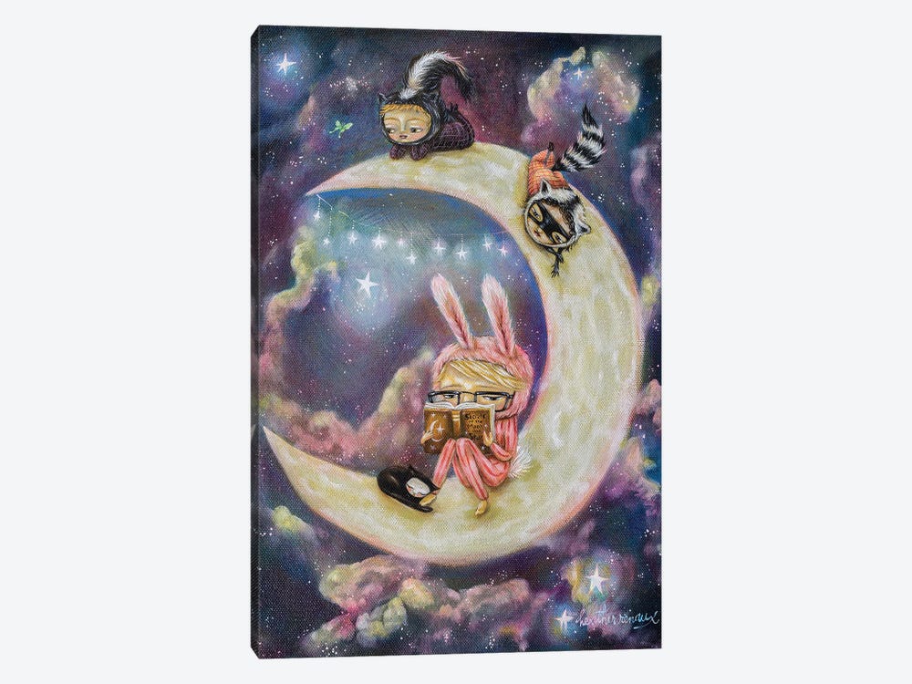 Galaxies of Imagination by Heather Renaux 1-piece Canvas Artwork