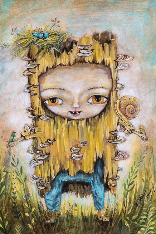Log Baby by Heather Renaux wall art