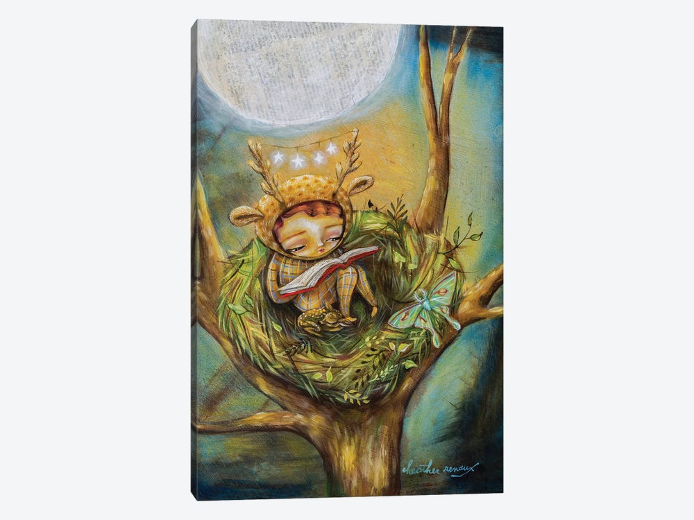 The Reading Nest by Heather Renaux 1-piece Art Print