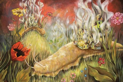 Burning Cities by Heather Renaux canvas print