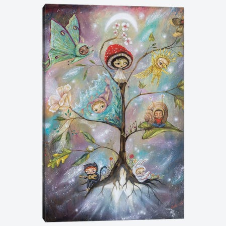 We Are All Stardust Canvas Print #RNX131} by Heather Renaux Canvas Artwork