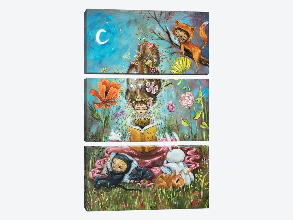 Forest Magic by Heather Renaux 3-piece Canvas Print