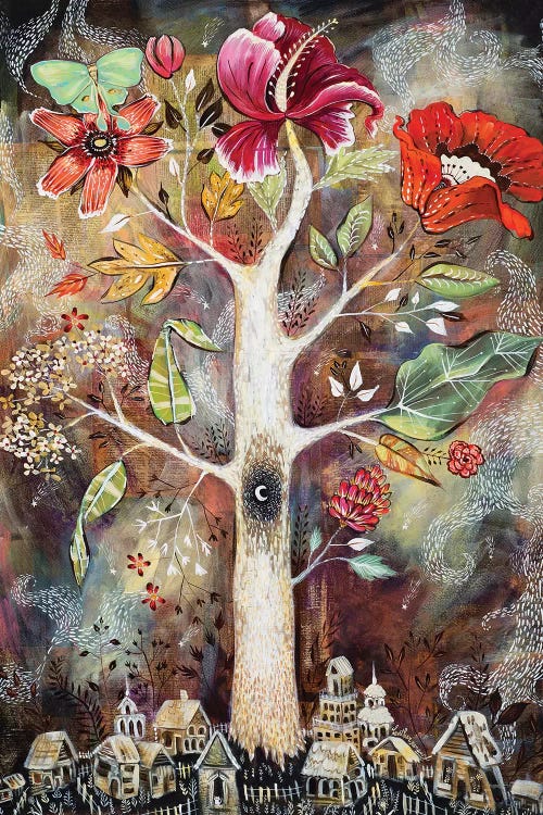 Ghost Tree Land by Heather Renaux canvas print