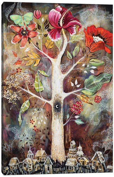 Ghost Tree Land Canvas Art Print