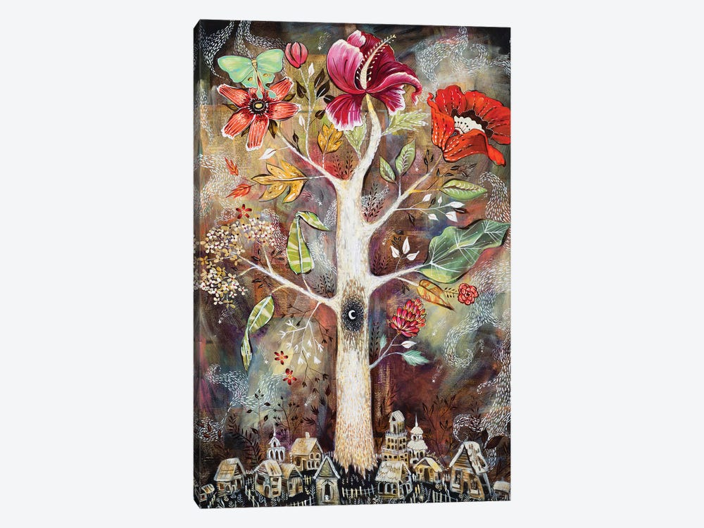Ghost Tree Land by Heather Renaux 1-piece Canvas Artwork