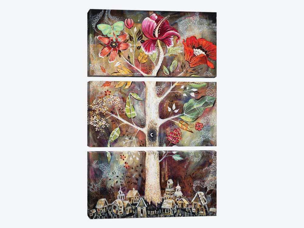 Ghost Tree Land by Heather Renaux 3-piece Canvas Art