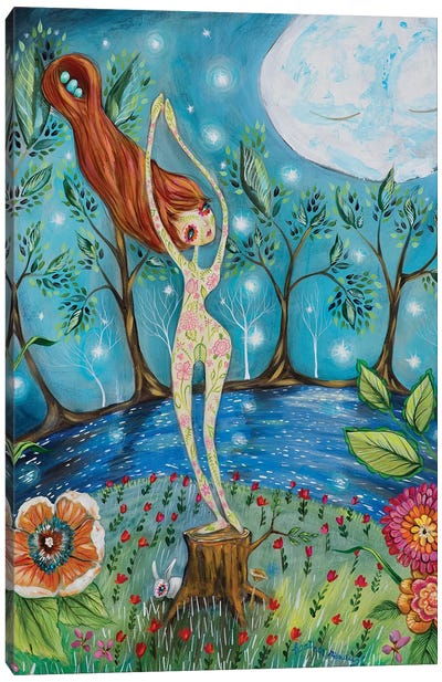 La Luna Canvas Art Print - Heather Renaux