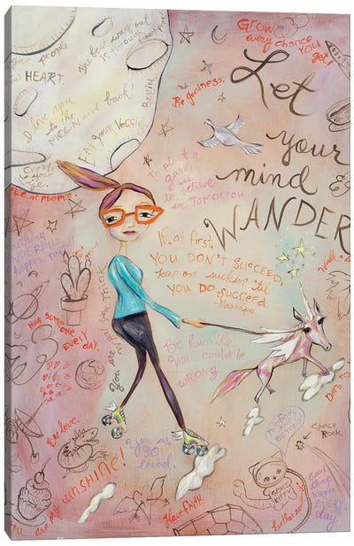 Let Your Mind Wander Canvas Art Print - Heather Renaux