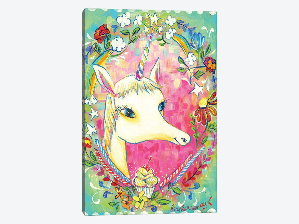 Magical Unicorn by Heather Renaux 1-piece Art Print