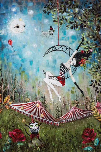 Pop Surrealism & Lowbrow: Moonglow by Heather Renaux