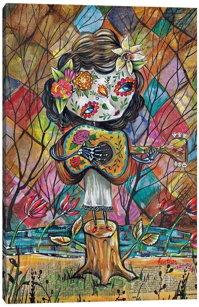 Musica Del Corazon Canvas Art Print - Heather Renaux