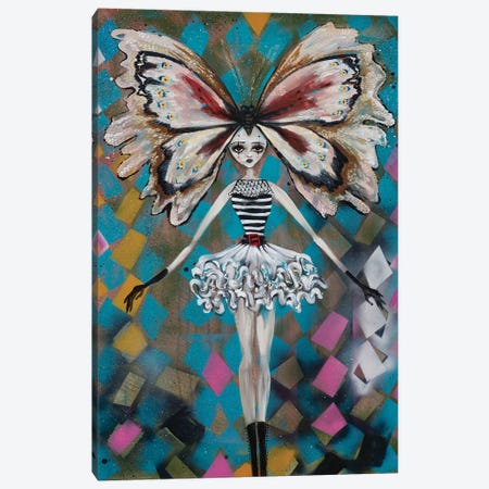 Papillon Du Cirque Canvas Print #RNX52} by Heather Renaux Art Print