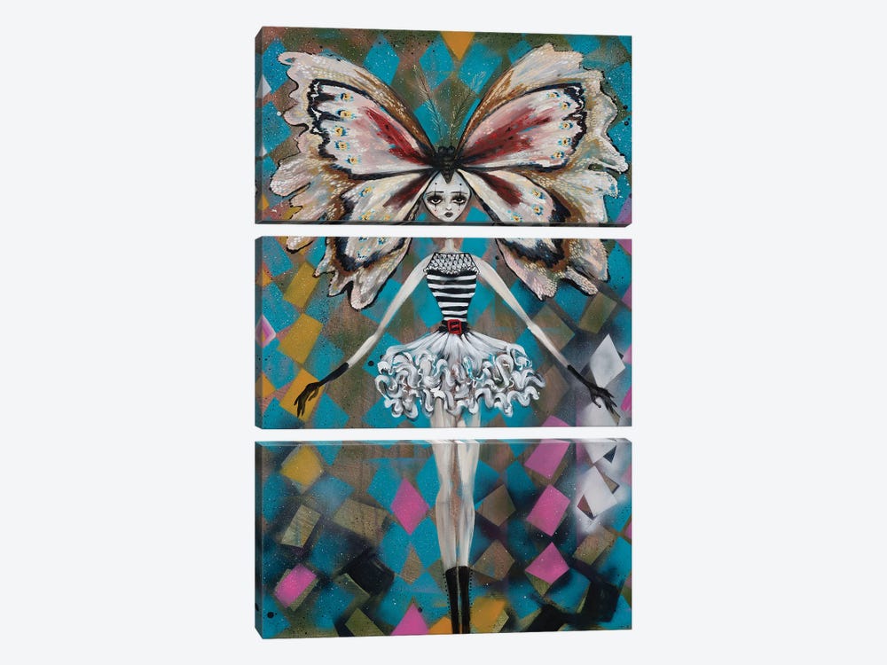 Papillon Du Cirque by Heather Renaux 3-piece Art Print