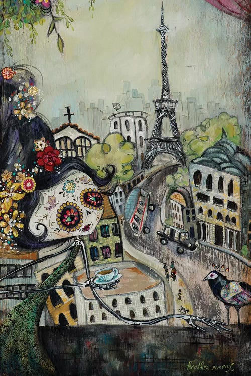 Paris Awaits by Heather Renaux wall art