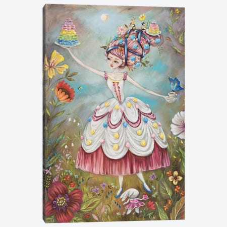 Queen Of Macarons Canvas Print #RNX61} by Heather Renaux Canvas Art