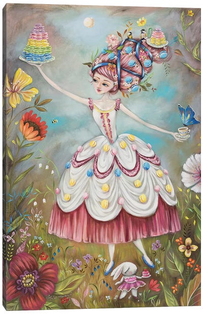 Queen Of Macarons Canvas Art Print - Heather Renaux