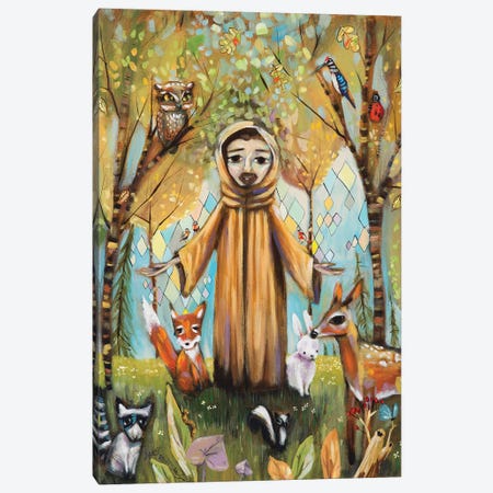 Saint Francis Asisi Canvas Print #RNX63} by Heather Renaux Canvas Art