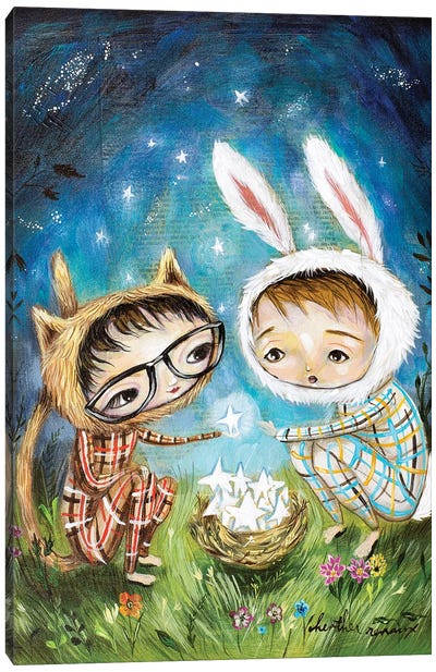Sharing Stars Canvas Art Print - Heather Renaux