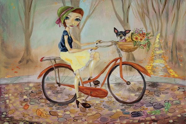 Kids Transportation Art: Streets Of Paris by Heather Renaux
