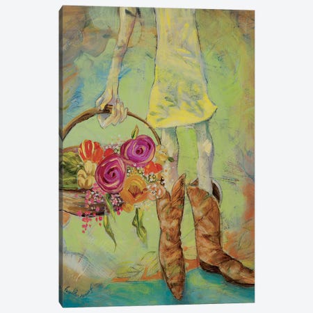 Sweet Boots Canvas Print #RNX76} by Heather Renaux Canvas Artwork