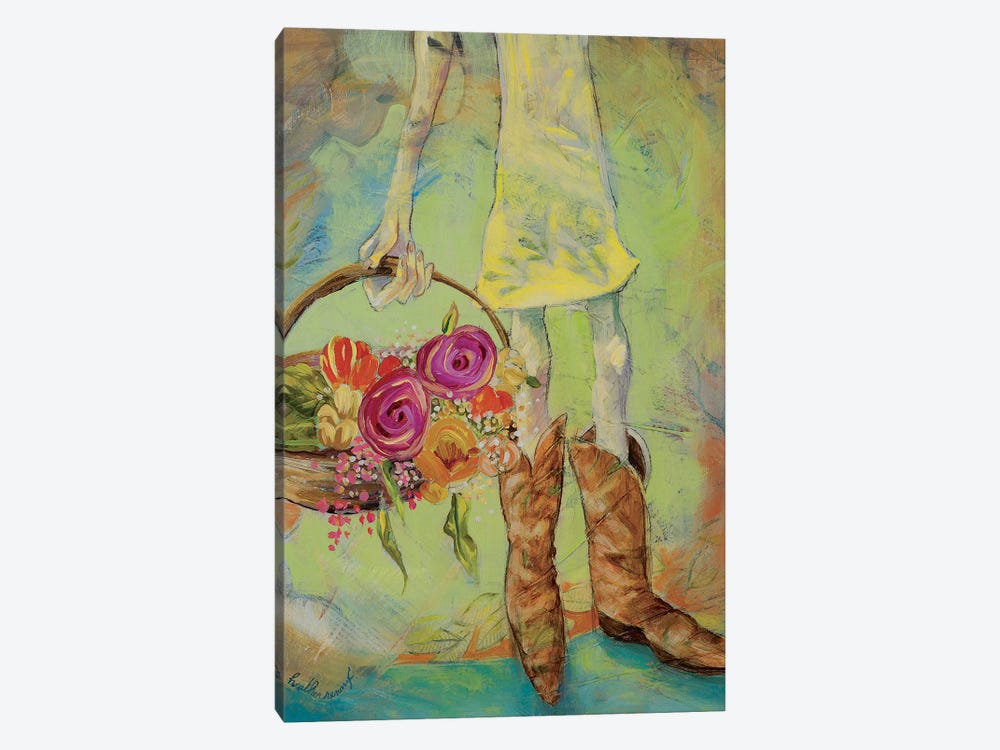 Sweet Boots by Heather Renaux 1-piece Canvas Art Print