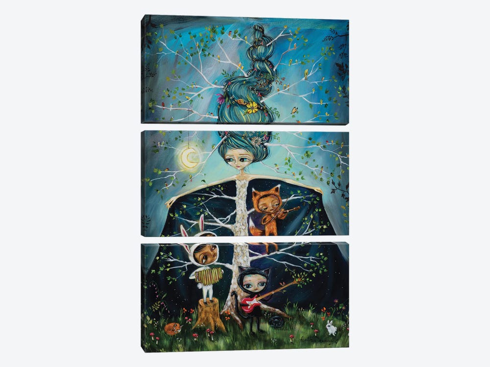 The Ghost Tree Band by Heather Renaux 3-piece Canvas Print