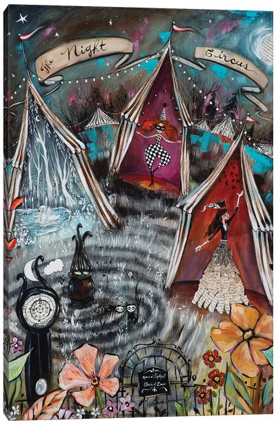 The Night Circus Canvas Art Print - Heather Renaux