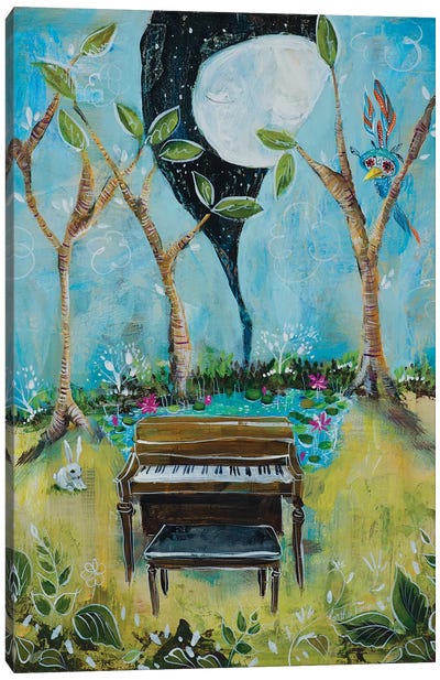 The Piano Canvas Art Print