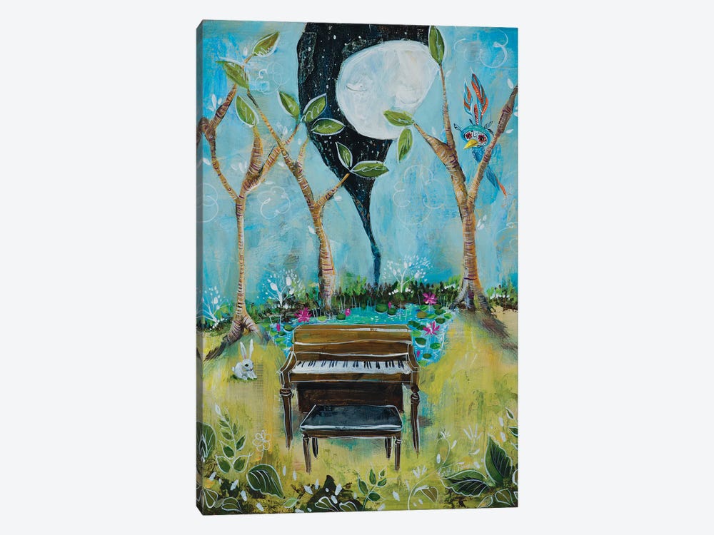 The Piano by Heather Renaux 1-piece Canvas Artwork