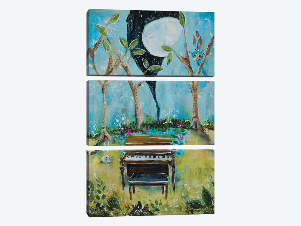 The Piano by Heather Renaux 3-piece Canvas Art