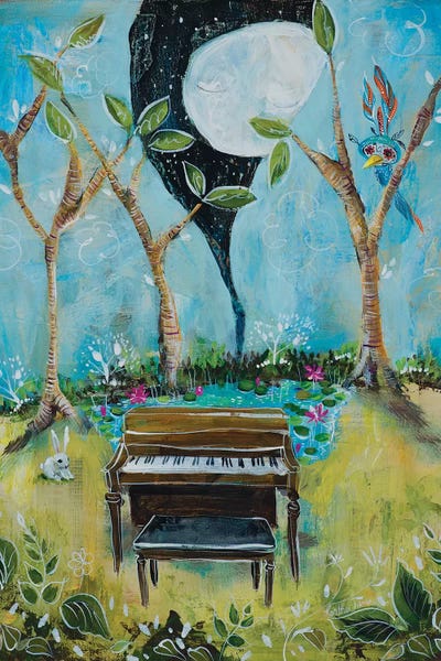 Kids Fantasy Art: The Piano by Heather Renaux