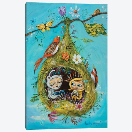 The Story Nest Canvas Print #RNX93} by Heather Renaux Canvas Print