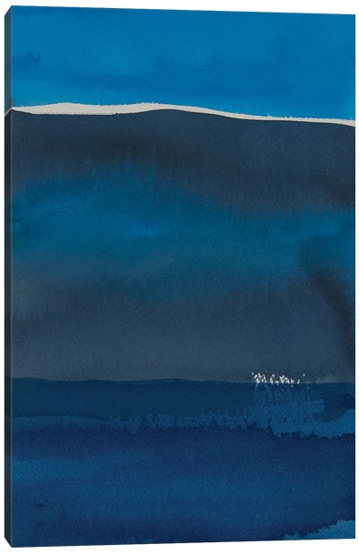 Sapphire Horizon II Canvas Art Print - Similar to Mark Rothko