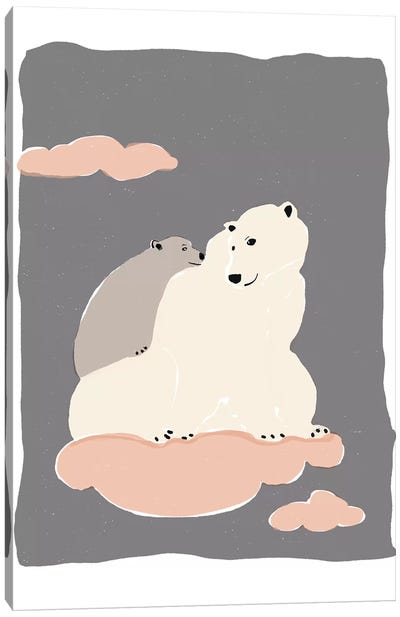 Dreamers III Canvas Art Print - Polar Bear Art