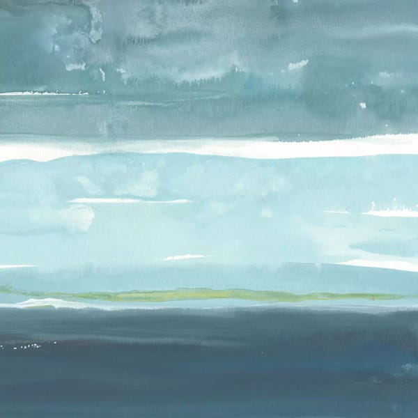 Similar To Mark Rothko: Teal Horizon II by Rob Delamater